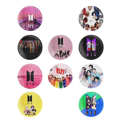 BTS Button Badges – Nio Prints